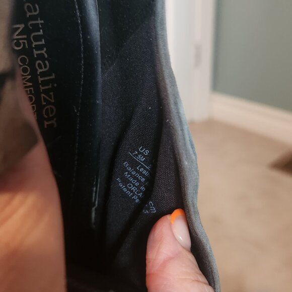 Suede Ankle Booties Size 7.5 - Picture 4 of 8